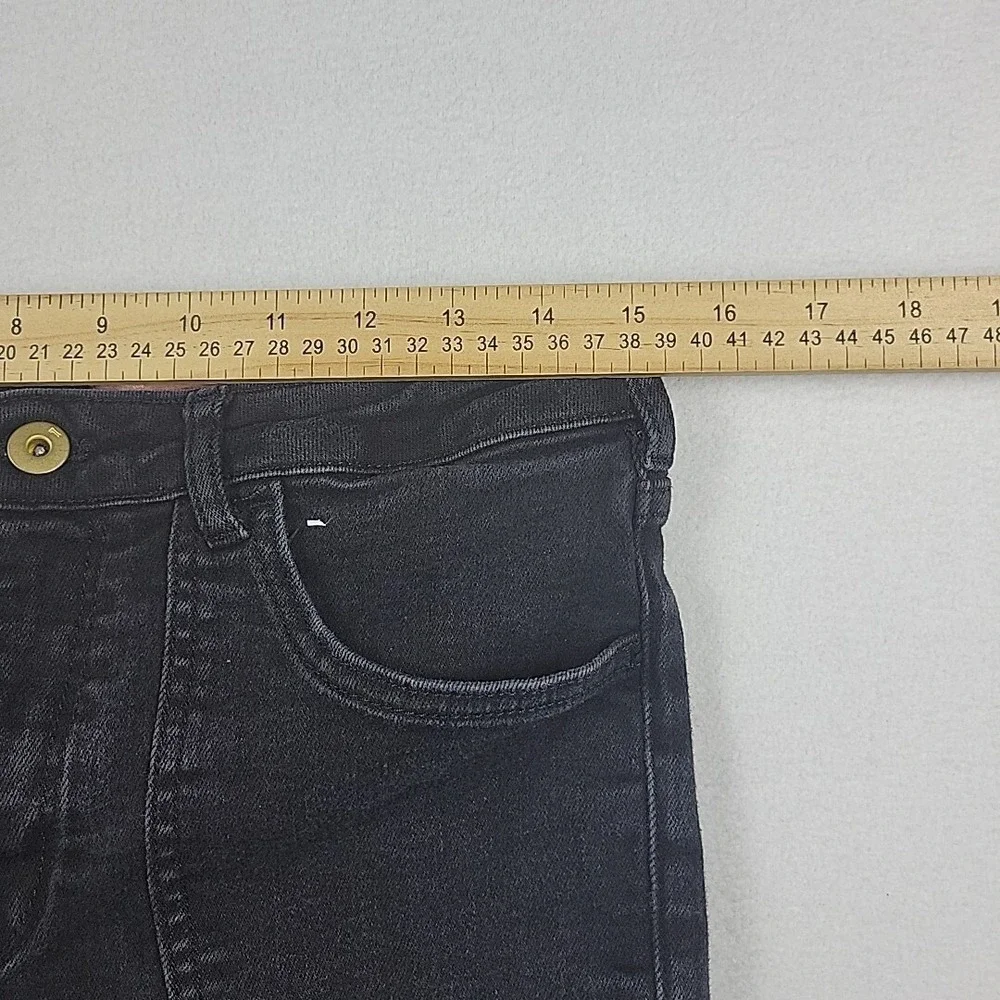 Pilcro Anthropologie Flare Jeans Women's‎ 31x27 Black Stretch Pockets